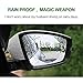 Car Rearview Waterproof Film, Anti Fog Anti-Fogging,Anti-Mist Anti-Dazzle,Mirrors Rainproof,Anti-Glare Side Mirror Window Protector Film,Anti- Fog Clear Car Rearview Mirror Film