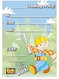 Bob the Builder Invitations w/ Envelopes (20ct)