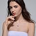 SUE'S SECRET Love Heart Pendant Necklaces Made with Austria Crystals Wrap wih Cupid Arrow, Gifts for Christmas Thanksgiving Present