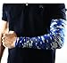 COOLOMG Arm Sleeve Youth Boys Adult Compression Sleeve for Basketball Baseball Football Golf (1 Sleeve) Digital Blue XXS