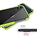For iPhone X Case / iPhone 10 Case, MoKo Clear Case with Light and Slim Flexible Bumper TPU Rubber Scratch-resistant Protective Cover for Apple iPhone X 2017 - Green