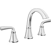 Delta Geist Chrome Bathroom Faucet 3 Hole, 8 Inch Widespread Bathroom Sink Faucet for Vanity, Push-Pop Drain Assembly, Chrome 35864LF