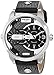 Diesel Men's DZ7307 Mini Daddy Stainless Steel Black Leather Watch