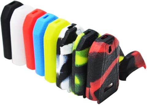 RUILUL - Funda protectora de silicona para Aspire AVP Pro multicolor blanco y negro