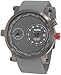 red line Men's RL-50037-GM-014-GY Specialist World Time Grey Dial Grey Silicone Watch