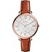 Fossil Jacqueline Three-Hand Date Leather Watch