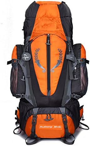 Large 85L Outdoor Backpack Travel Multi-Purpose Climbing Backpacks Orange
