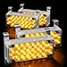 koolertron 88 LED Flashing Emergency Strobe Lights for Front Grille/Deck ,Amber