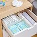 Poeland Drawer Divider Organizer DIY Plastic Grid Drawer Divider for Home Tidy Closet Stationary Makeup