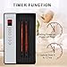 Portable Space Heater, 1500W Electric Heater with 3 Modes, Timer Setting, Remote Control Portable Cabinet Heater Intelligent Programmable Thermostat, Energy-Saving Indoor Infrared Heater for Home