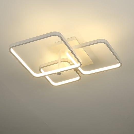 elinkume lampara led de techo 52w plafon para dormitorio lamparas de salon techo para sala