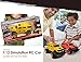 Double E 1:14 Giant Wheel RC Truck 2.4Ghz Radio,Rechargeable Battery Remote Control Car,Yellow