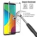 [2 Pack] Galaxy S8 Screen Protector Tempered Glass, [Update Version] Ou RTY 3D Curved Dot Matrix [Full Screen Coverage] Glass Screen Protector [Case Friendly] for Samsung S8