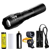 WAYLLSHINE(TM) C8-T6 5-Mode XML CREE LED 1000 Lumen Flashlight Torch for Riding, Camping, Hiking, Hunting & Indoor Activities