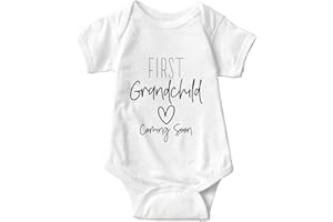listery First Grandchild Coming Bodysuit grandparents baby pregnancy announcement for grandparents 3-12 Monthes Bodysuit