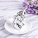 HOME SMILE Silver Elephant Ring Holder for Jewelry,Engagement Wedding Christmas Birthday Gifts