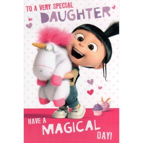 DESPICABLE ME Daughter Birthday Card, Card for Daughter, Birthday Card