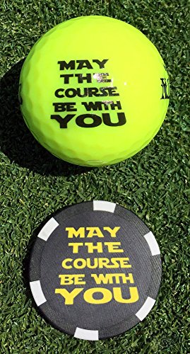 Giggle Golf May The Course Be with You Golf Towel, Poker Chip & Ball Cleaning Pouch