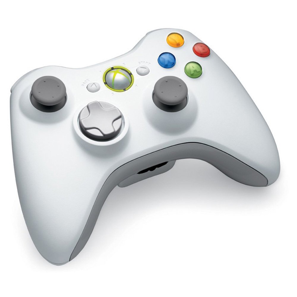 Microsoft Xbox 360 Wireless Controller - White (Renewed)