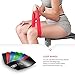 Cymas Resistance Loop Band Set, with 4 Resistance Loop Bands and 1 Long Flat Yoga Band, for Building Muscles, Shaping Body, Rehabilitative Exercises, Yoga,