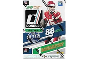 2019 Panini Donruss NFL Football BLASTER box (88 cards, ONE exclusive Memorabilia card per box)