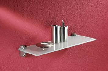 Ib Style Etagere Murale En Verre Satine 45x15 Cm Epaisseur