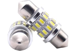 Shangyuan 31mm Marine LED Festoon Bulbs for Navigation, Boat Anchor & Mast Masthead Lights, Super Bright 12V 2PCS