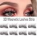 Magnetic Eyelashes - 8piece No Glue Premium Quality False Eyelashes Set for Natural Look - Best Fake Lashes Extensions 3D Reusable (Dual Magnetic False Eyelashes)