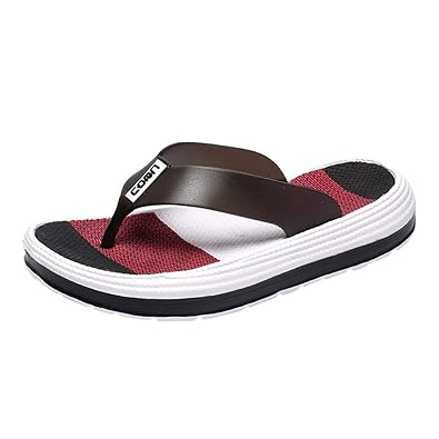 rainbow thick soled slippers