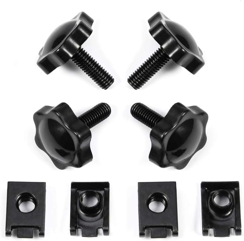 Amazicha Theft Deterrent Saddlebag Locks Saddle bag Mounting Screw Bolt Black for Harley Davidson Touring Road Electra Street Glide 1988-2020: Automotive