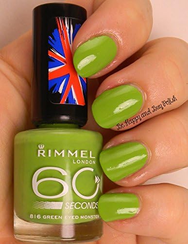 Rimmel London 60 Seconds Nail Polish Big Green Eyed Monster