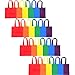Shappy 24 Pack 6 Colors Party Gift Bags Favor Tote Bags Non-Woven Treat Bags with Handles for Christmas Party Favor Gifts, 8 by 8 Inches