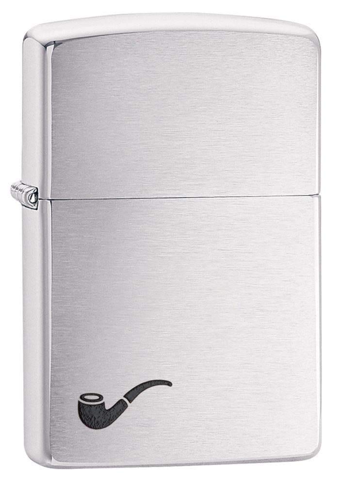 Zippo Pipe Lighter - Brushed Chrome 200PL