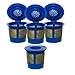 4X Premium Gold Tone Reusable Single Cup Keurig Solo Filter Pod Coffee