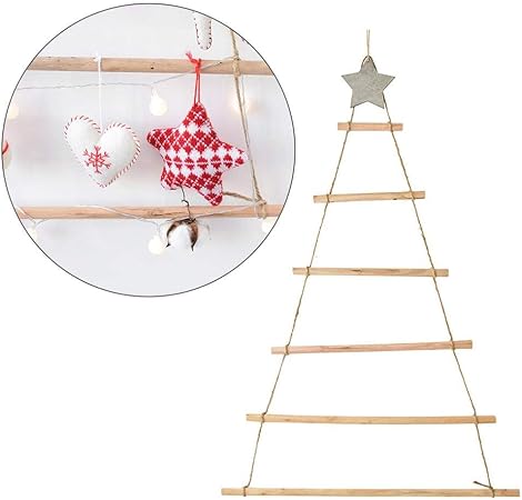 Branch Christmas Tree Hanging Christmas Branch Ladder With Led