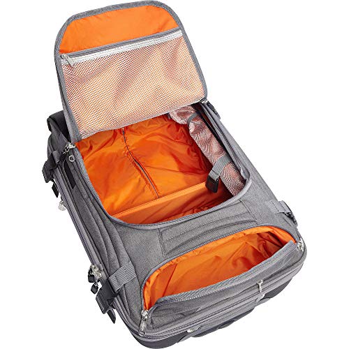 eBags Mother Lode 21 Inches USB CarryOn Rolling Duffel (Heathered