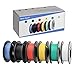 Hook-up Stranded Wire 24 AWG with UL3132, Nano Shield 6 Colors (26ft Each) Flexible 14 Gauge Silicone Wire Rubber Insulated Electrical Wire, 300V Tinned Copper Electric Cable for DIY