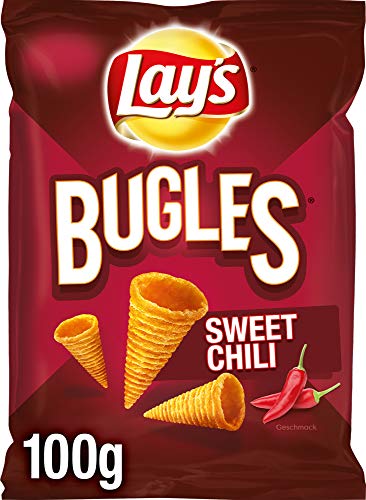 Lay S Bugles Sweet Chili Herzhafter Mais Snack Mit Sussem Chili Geschmack 12 X 100g Amazon De Lebensmittel Getranke
