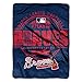 The Northwest Company MLB Atlanta Braves Micro Raschel Throw Blanket, 46
