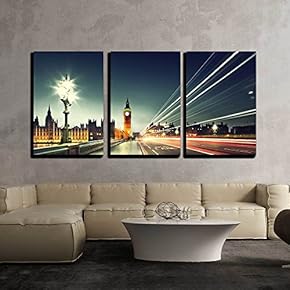 Big Ben from Westminster Bridge London x3 Panels