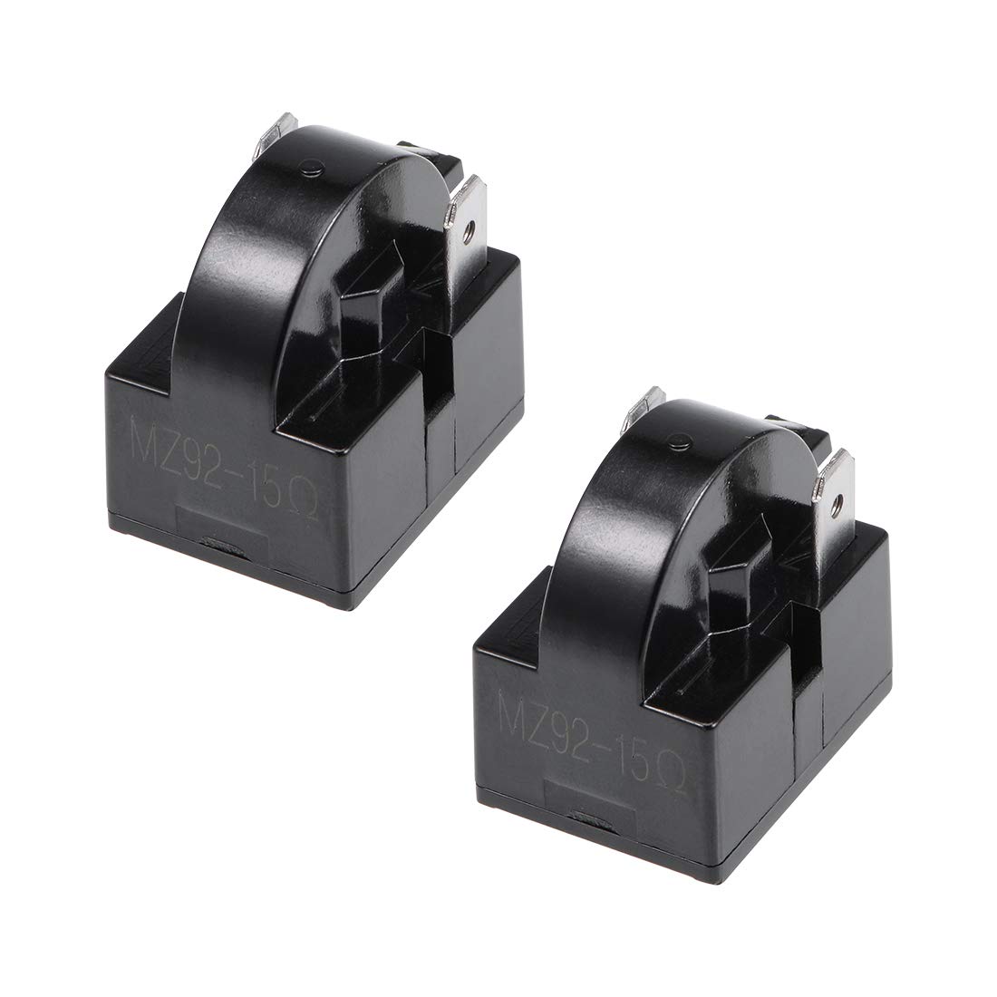 sourcing map 2 Pcs 15 Ohm 2 Pin Refrigerator Start Relay