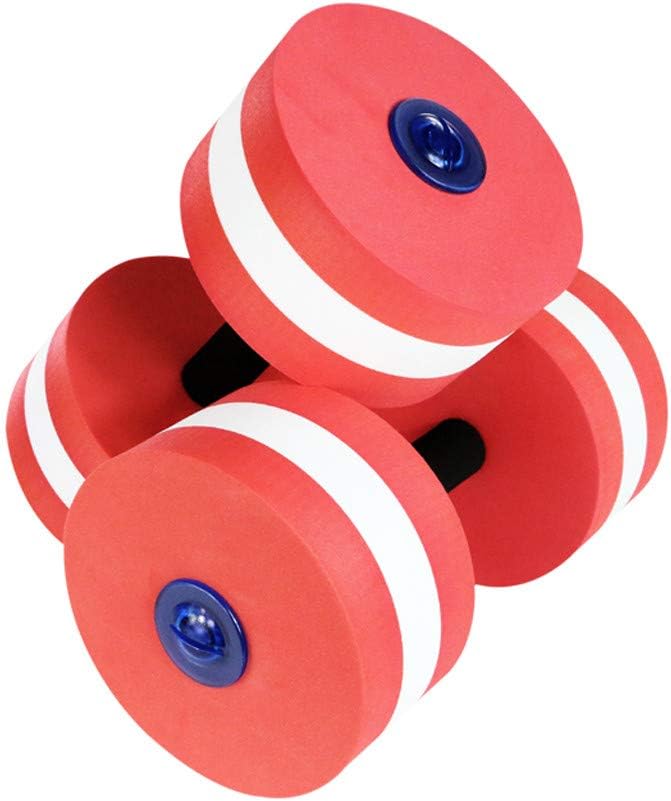 1 Pair Aquatic Fitness Barbells Foam Dumbbells Hand Bar Pool Exercise Detachable Fitness Foam Barbells,Swimming Pool Supplies