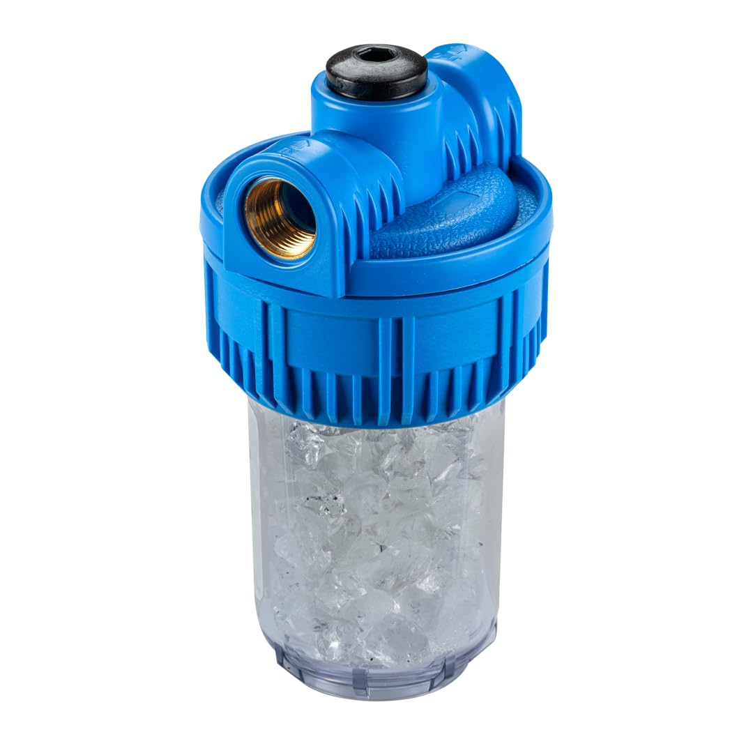 WK Crystal Polyphosphate Dispenser 15 l/min | Anti-Limescale Protection for All Systems | Easy Installation | Made in Italy