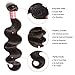 Donmily 10A Malaysian Body Wave Hair Weave 3 Bundles 100% Unprocessed Remy Virgin Human Hair Extensions (12 14 16, Natural Color)