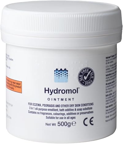 Hydromol Ointment 500g Emollient Soap Substitute Bath Additive