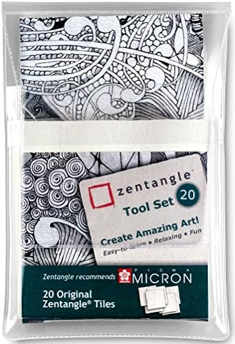 Zentangle 89 X 89 Mm Original Tiles (Pack Of 20)