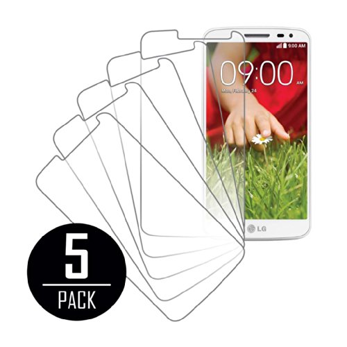 LG G2 Mini Screen Protector Cover, MPERO Collection 5 Pack of Clear Screen Protectors for LG G2 Mini