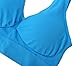 ohlyah Women s Seamless Wire-Free Bra with Removable Pads 3 Pack blue Pink Light Purple XXL 36DD 38D 40B 40C 42B
