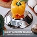 Vont Digital Kitchen Scale/Food Scale, Detachable Bowl Design, Gorgeous Stainless Steel Design with Alarm Timer & Temperature Sensor