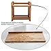 GOBAM Bathroom Counter Organizer Shelf Cosmetic and Vanity Perfume Organizers Shelf Easily Assembled, Bamboo